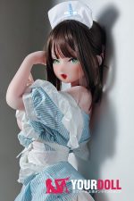 ElsaBabe 小川梨花 RAD048 148cm-L ピンク肌 フルシリコン ナースプレイ いたずらっ子 巨乳 アニメドール - 画像 (5)