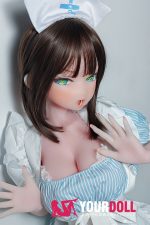 ElsaBabe 小川梨花 RAD048 148cm-L ピンク肌 フルシリコン ナースプレイ いたずらっ子 巨乳 アニメドール - 画像 (2)