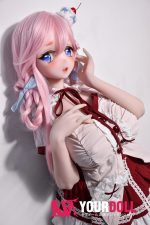 ElsaBabe 伊月珊瑚 AHR029 148cm-L ピンク肌 フルシリコン 太眉 美人 愛しい 巨乳 ラブドール 新品 - 画像 (10)