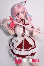 ElsaBabe 伊月珊瑚 AHR029 148cm-L ピンク肌 フルシリコン 太眉 美人 愛しい 巨乳 ラブドール 新品 - 画像 (30)