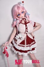 ElsaBabe 伊月珊瑚 AHR029 148cm-L ピンク肌 フルシリコン 太眉 美人 愛しい 巨乳 ラブドール 新品 - 画像 (18)