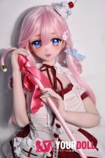 ElsaBabe 伊月珊瑚 AHR029 148cm-L ピンク肌 フルシリコン 太眉 美人 愛しい 巨乳 ラブドール 新品 - 画像 (16)