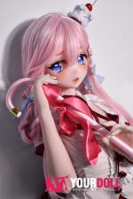 ElsaBabe 伊月珊瑚 AHR029 148cm-L ピンク肌 フルシリコン 太眉 美人 愛しい 巨乳 ラブドール 新品 - 画像 (8)