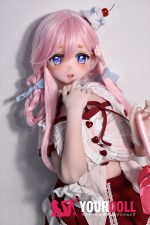 ElsaBabe 伊月珊瑚 AHR029 148cm-L ピンク肌 フルシリコン 太眉 美人 愛しい 巨乳 ラブドール 新品 - 画像 (2)