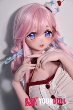 ElsaBabe 伊月珊瑚 AHR029 148cm-L ピンク肌 フルシリコン 太眉 美人 愛しい 巨乳 ラブドール 新品 - 画像 (6)