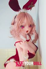 ElsaBabe 浅香萌里 RAD043 140cm-M ピンク肌 フルシリコン エルフ耳 サンタガール バニーガール ハート目 アニメドール - 画像 (15)