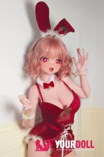 ElsaBabe 浅香萌里 RAD043 140cm-M ピンク肌 フルシリコン エルフ耳 サンタガール バニーガール ハート目 アニメドール - 画像 (14)