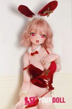 ElsaBabe 浅香萌里 RAD043 140cm-M ピンク肌 フルシリコン エルフ耳 サンタガール バニーガール ハート目 アニメドール - 画像 (12)