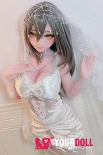 ElsaBabe 水田新奈 AHR019 148cm-Ｌ ピンク肌 フルシリコン 美人 花嫁 巨乳 アニメドール - 画像 (13)