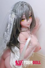 ElsaBabe 水田新奈 AHR019 148cm-Ｌ ピンク肌 フルシリコン 美人 花嫁 巨乳 アニメドール - 画像 (14)