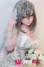 ElsaBabe 水田新奈 AHR019 148cm-Ｌ ピンク肌 フルシリコン 美人 花嫁 巨乳 アニメドール - 画像 (2)