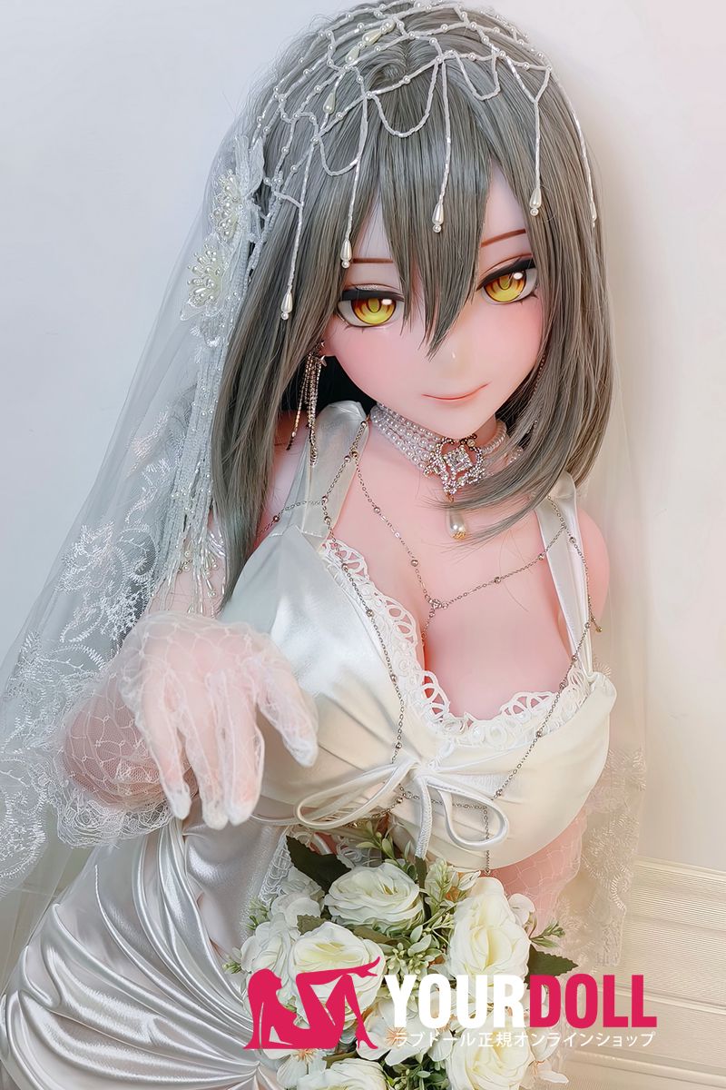 ElsaBabe 水田新奈 AHR019 148cm-L ピンク肌 フルシリコン 美人 花嫁 巨乳 アニメドール - 画像 (1)