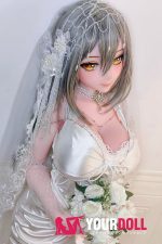 ElsaBabe 水田新奈 AHR019 148cm-Ｌ ピンク肌 フルシリコン 美人 花嫁 巨乳 アニメドール - 画像 (7)