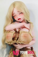 ElsaBabe 幸村可菜 RAD036 130cm-L ピンク肌 フルシリコン 爆乳 舌出し アニメドール - 画像 (2)