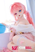 WM Dolls 羽織 141cm Fカップ #Y018 ビニール製ヘッド+シリコン製ボディ 3Dの口 オッドアイ 爆乳 愛嬌 アニメドール 予約販売 新品 - 画像 (2)