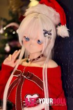 WM Dolls 露娜 157cm Cカップ #Y019 ビニール製ヘッド+シリコン製ボディ サンタガール 楚々 アニメドール - 画像 (2)