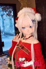 WM Dolls 露娜 157cm Cカップ #Y019 ビニール製ヘッド+シリコン製ボディ サンタガール 楚々 アニメドール - 画像 (4)