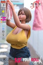 Sankaku Doll 葉月(Haduki) 154cm Mカップ ブラウン肌 肉感的 爆乳 コスプレ系 田舎娘 ラブドール 新品 - 画像 (7)