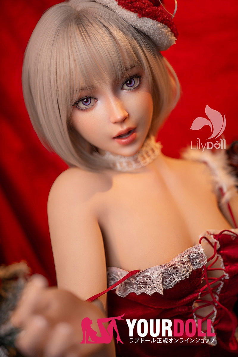 LilyDoll Freya-G #LH031B-C 159cm Bカップ シリコンヘッド+TPEボディ Natural肌 サンタガール 愛嬌 ラブドール - 画像 (1)