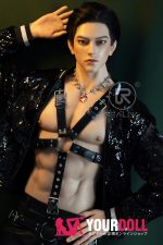 Realing doll 景明(Jensen) 185cm フルシリコン 顎機能付き 高級 イケメン アジア系 セクシー ペニス選択可 男性型ラブドール - 画像 (13)