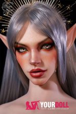 Sedoll Evadora.A #154SO 167cm Fカップ Natural肌 フルシリコン 顎機能付き リアルな肌質感付き エルフ耳 妖艶 ラブドール 新品 - 画像 (4)