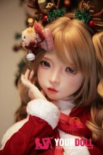 Shedoll Luoxiaoyi(洛小乙) 152cm Aカップ フルシリコン 顎機能追加可 愛嬌 サンタガール ちっぱい ラブドール - 画像 (6)