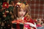 Shedoll Luoxiaoyi(洛小乙) 152cm Aカップ フルシリコン 顎機能追加可 愛嬌 サンタガール ちっぱい ラブドール - 画像 (25)
