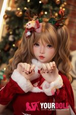 Shedoll Luoxiaoyi(洛小乙) 152cm Aカップ フルシリコン 顎機能追加可 愛嬌 サンタガール ちっぱい ラブドール - 画像 (7)