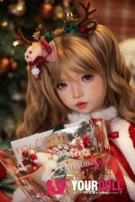 Shedoll Luoxiaoyi(洛小乙) 152cm Aカップ フルシリコン 顎機能追加可 愛嬌 サンタガール ちっぱい ラブドール - 画像 (12)