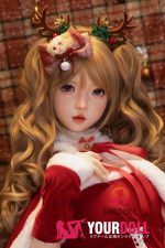 Shedoll Luoxiaoyi(洛小乙) 152cm Aカップ フルシリコン 顎機能追加可 愛嬌 サンタガール ちっぱい ラブドール - 画像 (10)