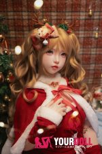 Shedoll Luoxiaoyi(洛小乙) 152cm Aカップ フルシリコン 顎機能追加可 愛嬌 サンタガール ちっぱい ラブドール - 画像 (19)