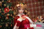 Shedoll Luoxiaoyi(洛小乙) 152cm Aカップ フルシリコン 顎機能追加可 愛嬌 サンタガール ちっぱい ラブドール - 画像 (26)