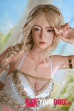 Top Fire Doll Victoria T57 164cm Bカップ ノーマル肌 フルシリコン 顎機能付き ブロンド 綺麗 貧乳 ラブドール 新品 - 画像 (2)