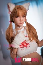 Aibei Doll Rika #AB17 158cm Fカップ フルシリコン 顎機能付き ボディ選択可 White肌 猫系彼女 巨乳 ラブドール - 画像 (5)