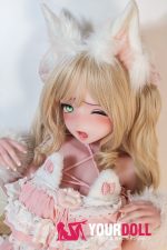 ElsaBabe 莓谷恋 RAD054 140cm-M ピンク肌 フルシリコン エロ 内気 赤面 アニメドール 新品 - 画像 (19)