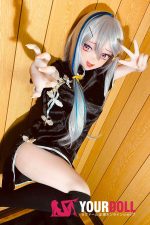 ElsaBabe 相原香耶 RAD046 144cm-M ピンク肌 フルシリコン 八重歯 意地悪 小悪魔彼女 細腰 アニメドール - 画像 (4)