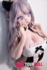 ElsaBabe 水城理沙 RAD021 148cm-L ピンク肌 フルシリコン エルフ耳 猫系彼女 巨乳 アニメドール - 画像 (8)