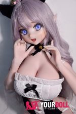ElsaBabe 水城理沙 RAD021 148cm-L ピンク肌 フルシリコン エルフ耳 猫系彼女 巨乳 アニメドール - 画像 (13)