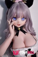 ElsaBabe 水城理沙 RAD021 148cm-L ピンク肌 フルシリコン エルフ耳 猫系彼女 巨乳 アニメドール - 画像 (4)