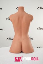 Climax 661# 60cm 11.95kg AAカップ シリコン製 スーパー軽量化 Black肌 ちっぱい CLM ULW Series トルソー 半身ラブドール 新品 - 画像 (19)