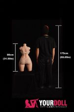 Climax 883# 80cm 15.5kg Eカップ フルシリコン スーパー軽量化 Nature肌 CLM ULW Series トルソー 半身ラブドール 新品 - 画像 (12)