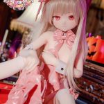 CroissantDoll(羊角社Doll) #B02 141cm 手描きメイク ビニール製のヘッド ホワイト肌 バニーガール コスプレ系 同じ服購入可 ラブドール