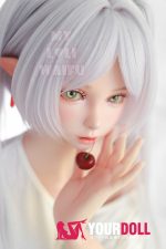 MLW Hikari(ヒカリ) #118B 顎機能付き 150cm Bカップ フルシリコン ホワイト肌 エルフ耳 綺麗 コスプレ系 ラブドール 新品 - 画像 (6)