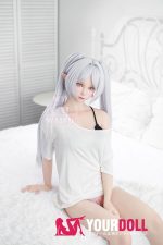 MLW Hikari(ヒカリ) #118B 顎機能付き 150cm Bカップ フルシリコン ホワイト肌 エルフ耳 綺麗 コスプレ系 ラブドール 新品 - 画像 (19)