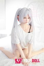 MLW Hikari(ヒカリ) #118B 顎機能付き 150cm Bカップ フルシリコン ホワイト肌 エルフ耳 綺麗 コスプレ系 ラブドール 新品 - 画像 (18)