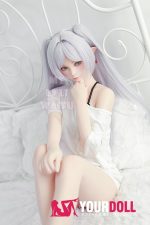 MLW Hikari(ヒカリ) #118B 顎機能付き 150cm Bカップ フルシリコン ホワイト肌 エルフ耳 綺麗 コスプレ系 ラブドール 新品 - 画像 (22)
