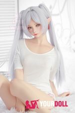 MLW Hikari(ヒカリ) #118B 顎機能付き 150cm Bカップ フルシリコン ホワイト肌 エルフ耳 綺麗 コスプレ系 ラブドール 新品 - 画像 (11)