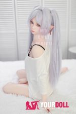 MLW Hikari(ヒカリ) #118B 顎機能付き 150cm Bカップ フルシリコン ホワイト肌 エルフ耳 綺麗 コスプレ系 ラブドール 新品 - 画像 (21)