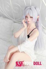 MLW Hikari(ヒカリ) #118B 顎機能付き 150cm Bカップ フルシリコン ホワイト肌 エルフ耳 綺麗 コスプレ系 ラブドール 新品 - 画像 (25)
