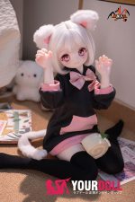 MOZU 小喵 65cm 3.5kg 画像と同じ仕様 ビニールヘッド+TPEボディ デカールメイク 拾い猫 癒し フィギュア Aシリーズ お買い得 新品 - 画像 (7)